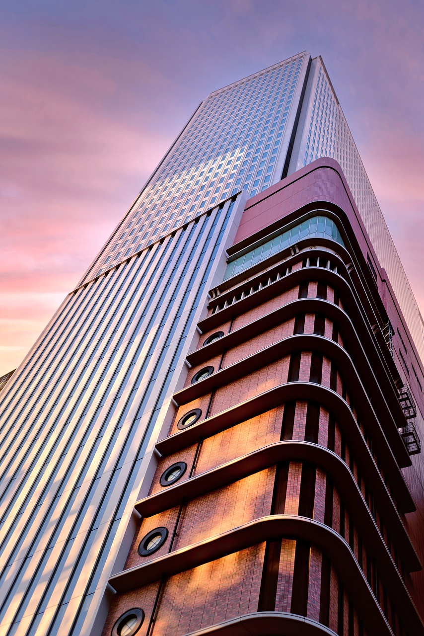 modern office building exterior real estate
