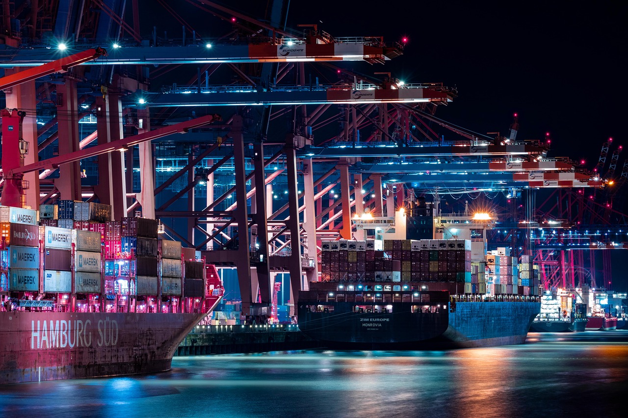 logistics cargo containers port